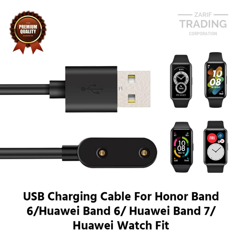 Honor Band 6 Huawei Band 6 Huawei Band 7 Huawei Watch Fit Magnetic Charging Cable USB Charger Dock High Quality Smart Watch Charging Cable